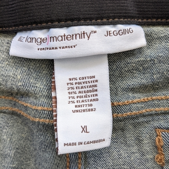 Liz Lange Maternity Jeggings - Sz XL - Picture 4 of 4